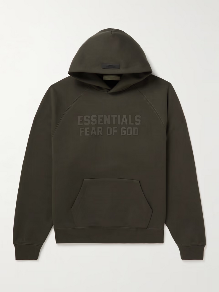 Logo-Appliquéd Fleece-Back Cotton-Blend Jersey Hoodie